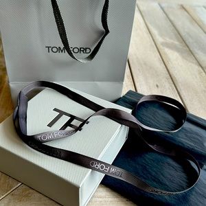 Tom ford box with tissue paper, bag and ribbon